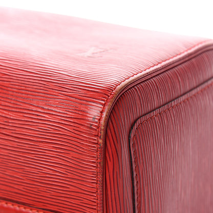 Louis Vuitton Epi Speedy 30 Castillan Red 9 of 10