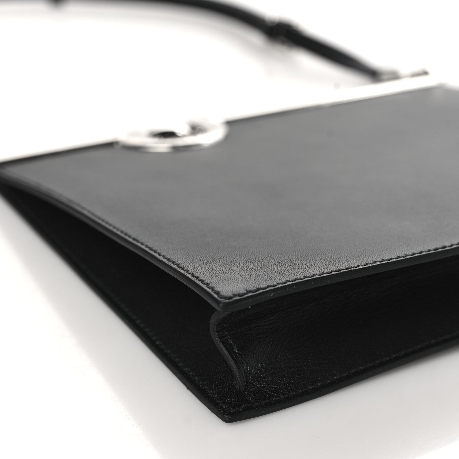 Hermes Chevre Chamkila Mors De Bride Bag Black 7 of 9