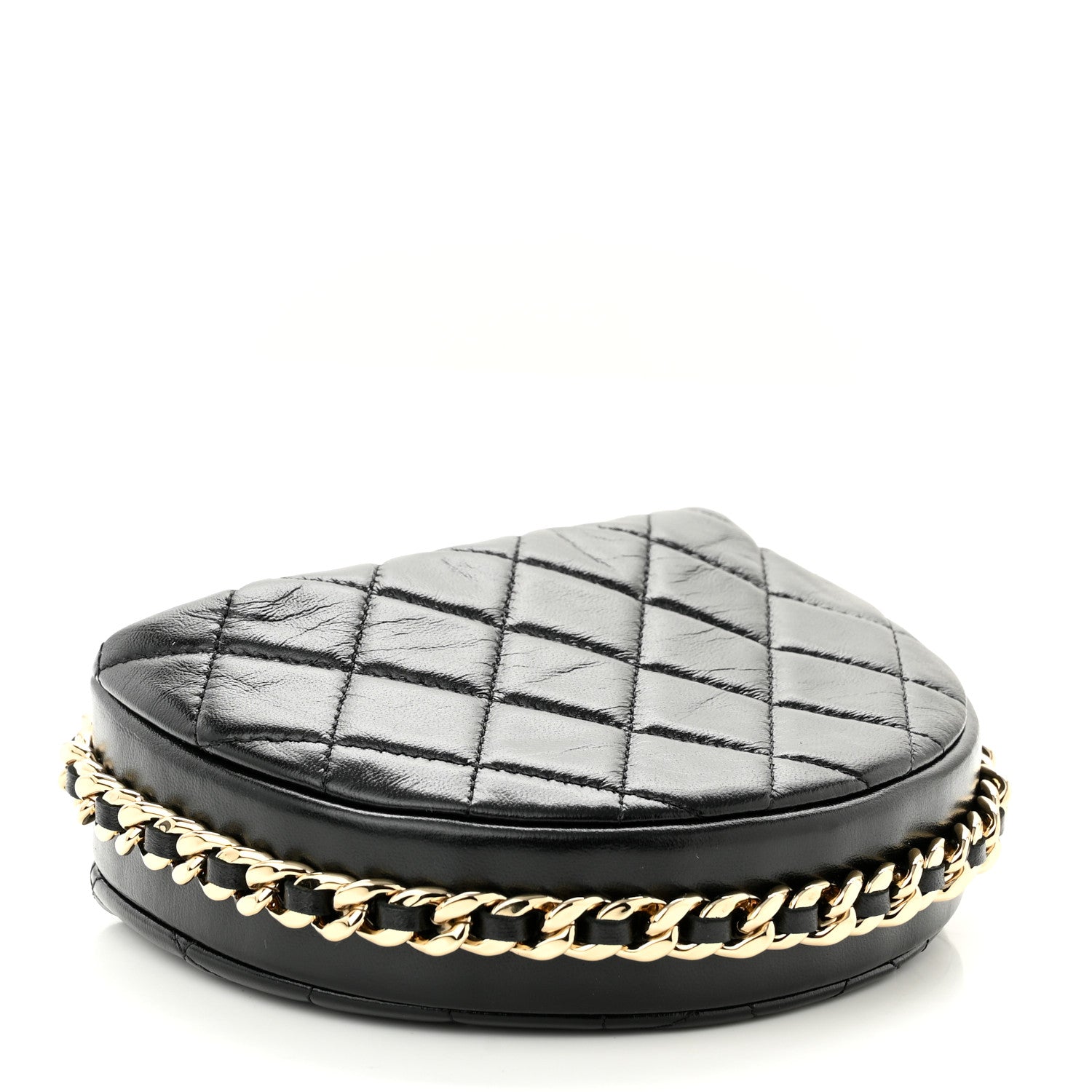 Chanel Quilted Chain Around Pouch Black 4 of 10