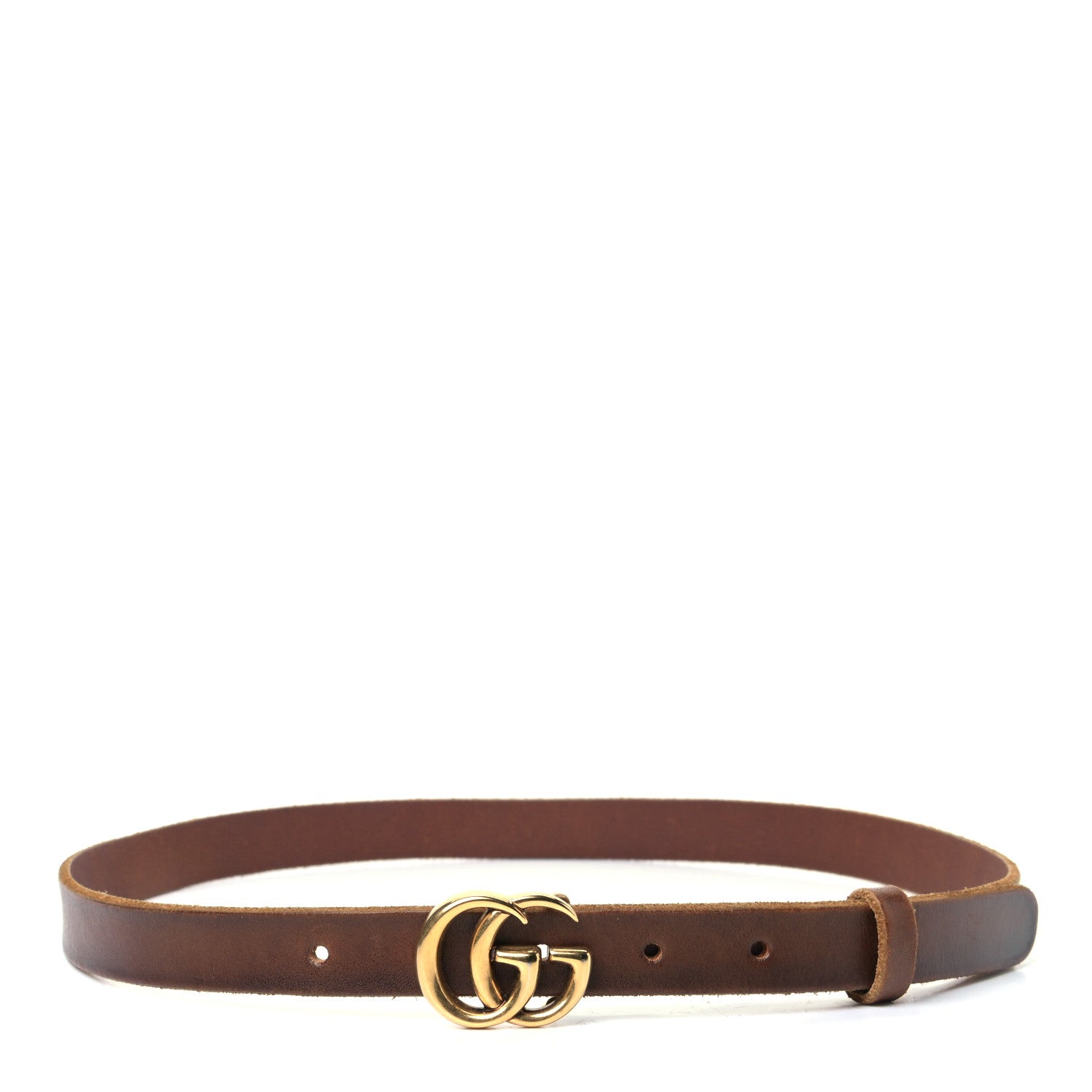Gucci Faded Calfskin Double G 20mm Belt 80 32 Cuir 7 of 7