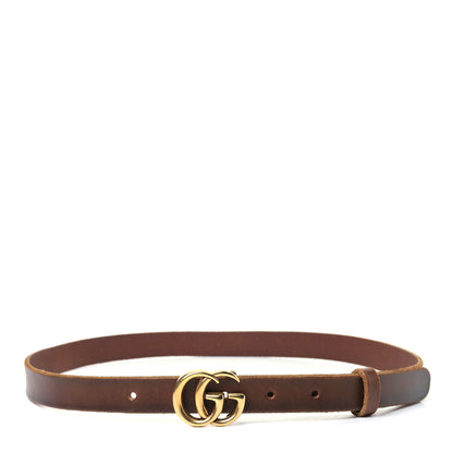 Gucci Faded Calfskin Double G 20mm Belt 80 32 Cuir 7 of 7