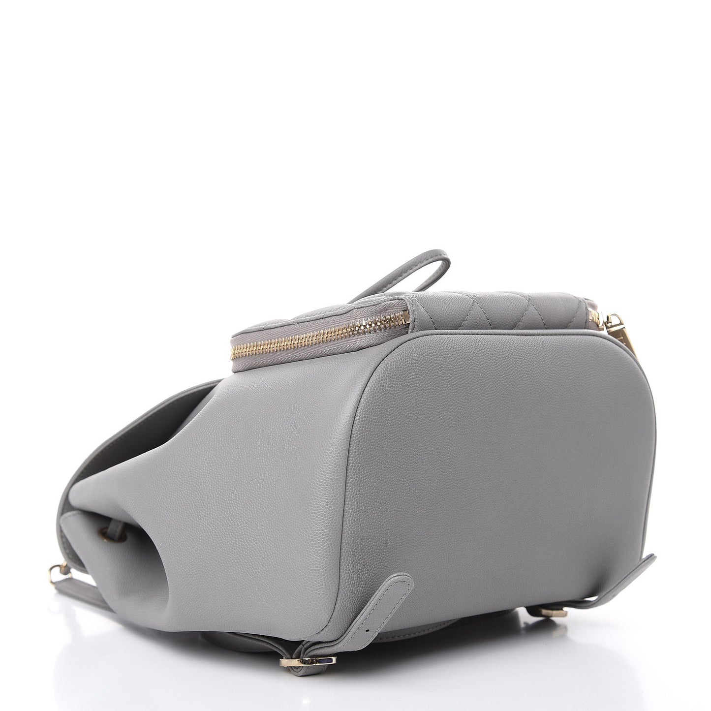 Caviar Quilted Business Affinity Backpack Grey