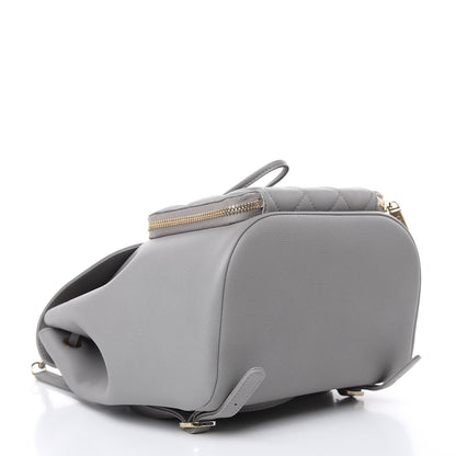 Chanel Caviar Quilted Business Affinity Backpack Grey 4 of 9