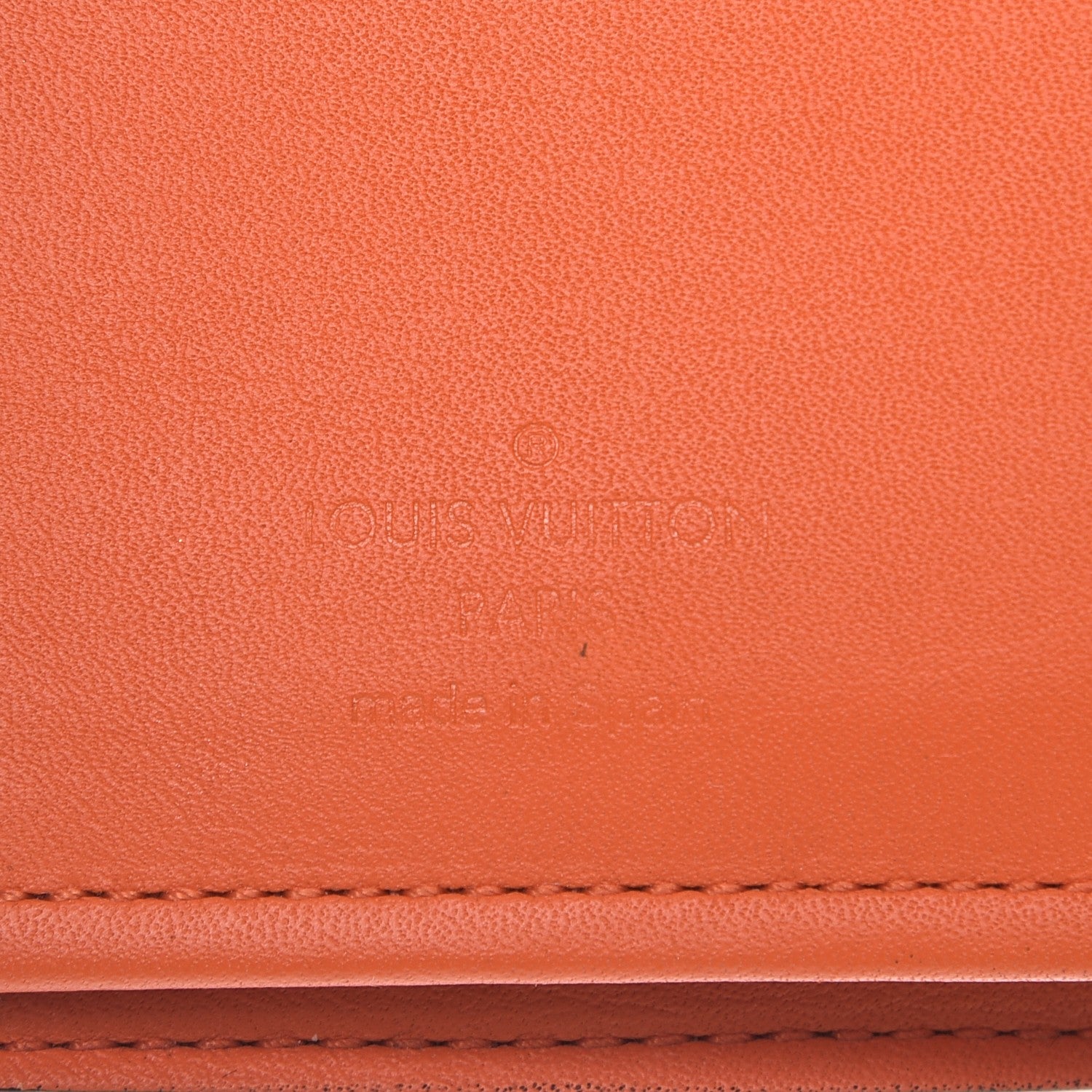 Louis Vuitton Damier Graphite Stripe Brazza Wallet Orange 6 of 7