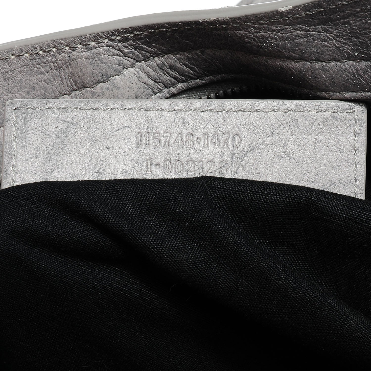 Balenciaga Agneau Marble Hardware City Grey 9 of 9
