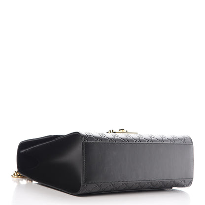 Gucci Guccissima Medium Padlock Shoulder Bag Black 5 of 9
