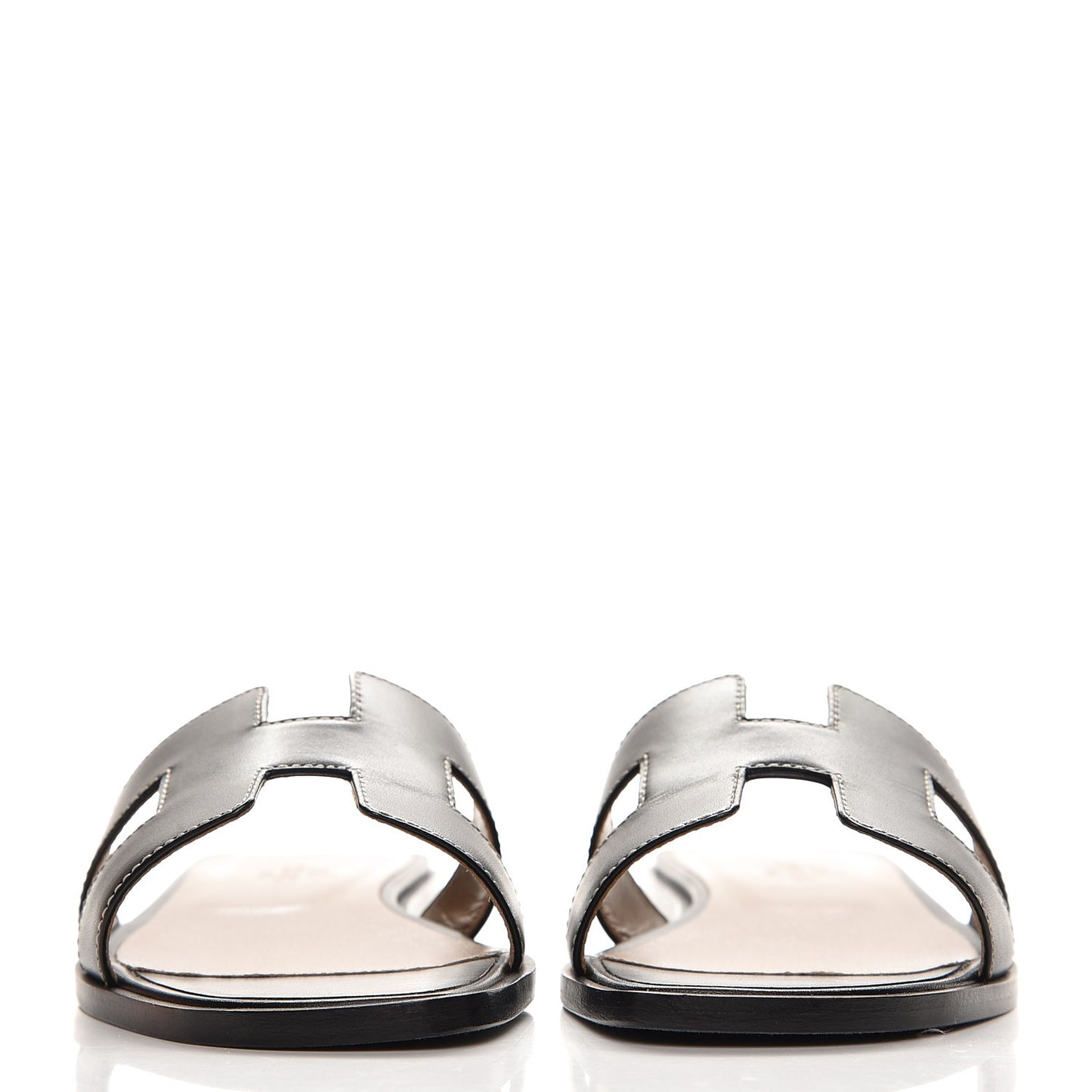 Box Calfskin Oran Sandals 36.5 Black