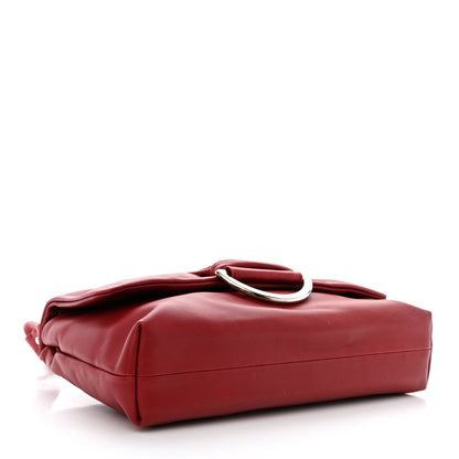 Christian Dior Lambskin Small Demi Lune Flap Red 4 of 10