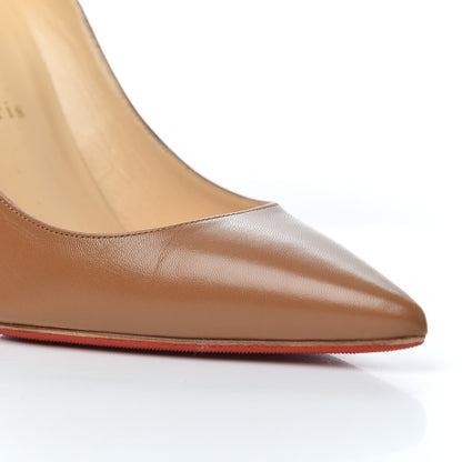 Christian Louboutin Kid Decollete 554 100 Pumps 38.5 Noisette 8 of 22
