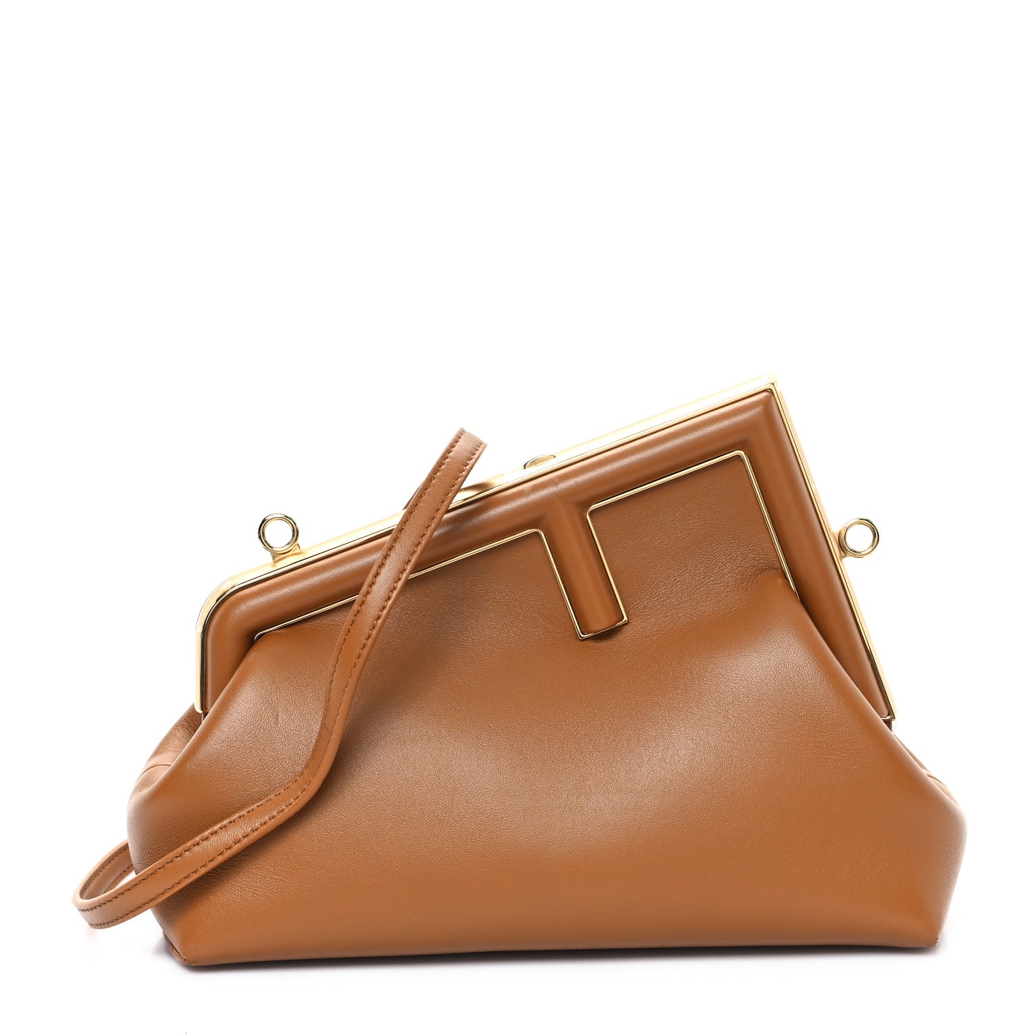 Fendi Shiny Nappa Small Fendi First Caramello 1675729 – FASHIONPHILE