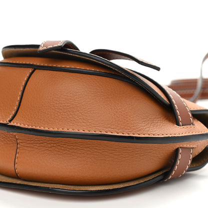 Loewe Grained Calfskin Mini Gate Crossbody Bag Caramel Pecan 9 of 9