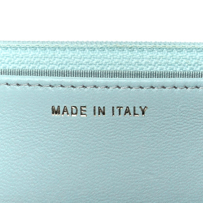 Chanel Lambskin Quilted Trendy CC Wallet On Chain WOC Light Blue 7 of 11