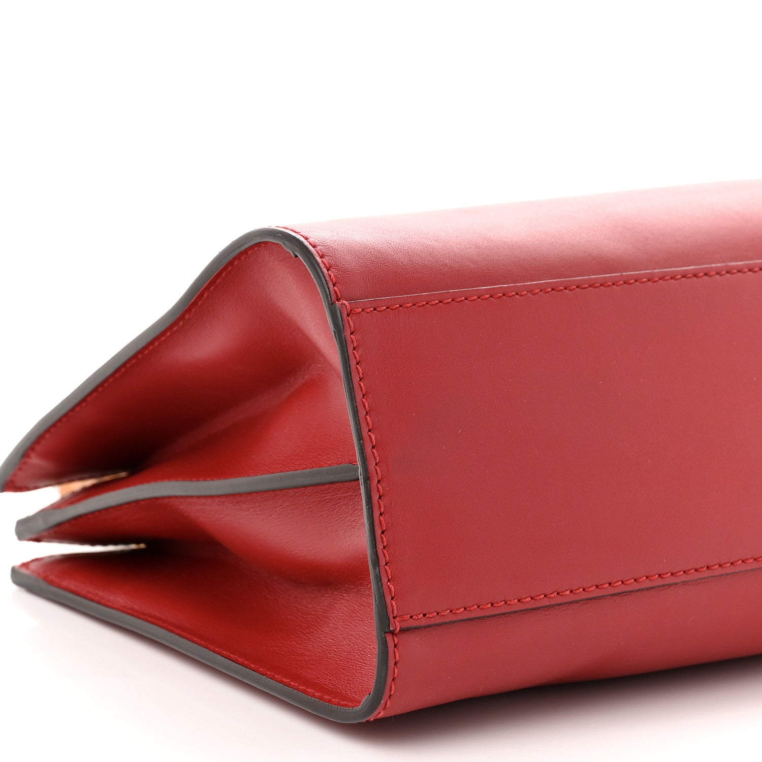 Gucci Nappa Bamboo Web Small Nymphaea Top Handle Bag Hibiscus Red 9 of 11