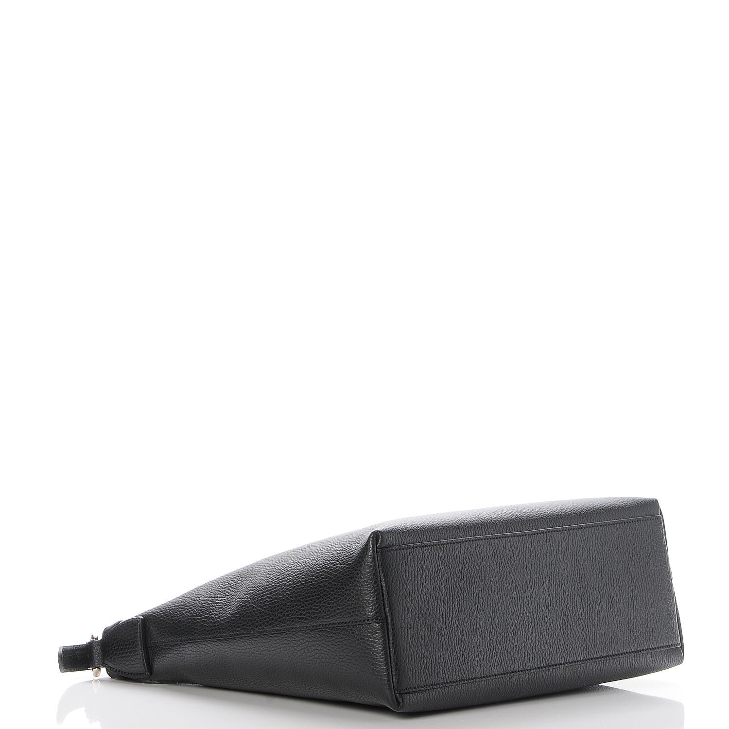 Gucci Dollar Calfskin GG Hobo Black 4 of 7