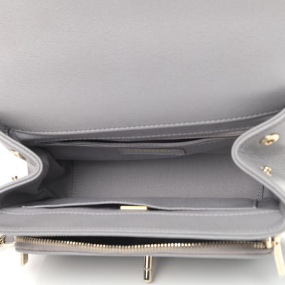Chanel Caviar Quilted Medium Business Affinity Flap Grey 4 of 4