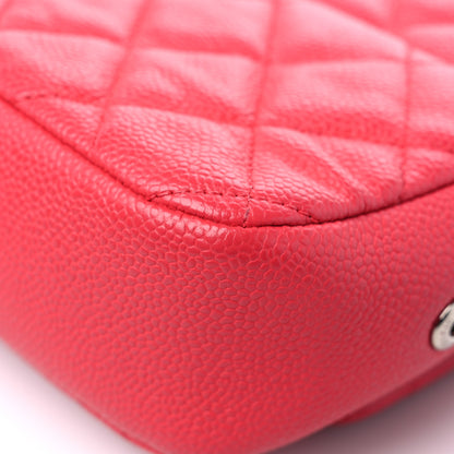 Chanel Caviar Quilted Medium Easy Flap Coral Coral Pink 11 of 15
