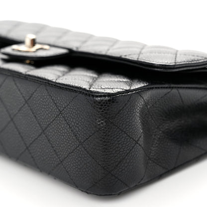 Chanel Caviar Quilted Medium Double Flap Black 10 of 12