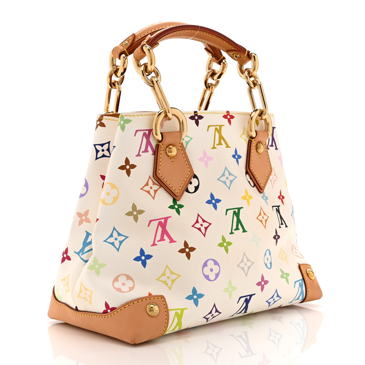 Louis Vuitton Monogram Multicolor Audra White 3 of 10