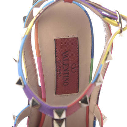 Valentino Garavani Calfskin 1973 Rockstud Ankle Strap 100mm Pumps 35.5 Multicolor 7 of 7