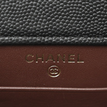 Chanel Caviar Quilted Classic Phone Holder Black 6 of 11