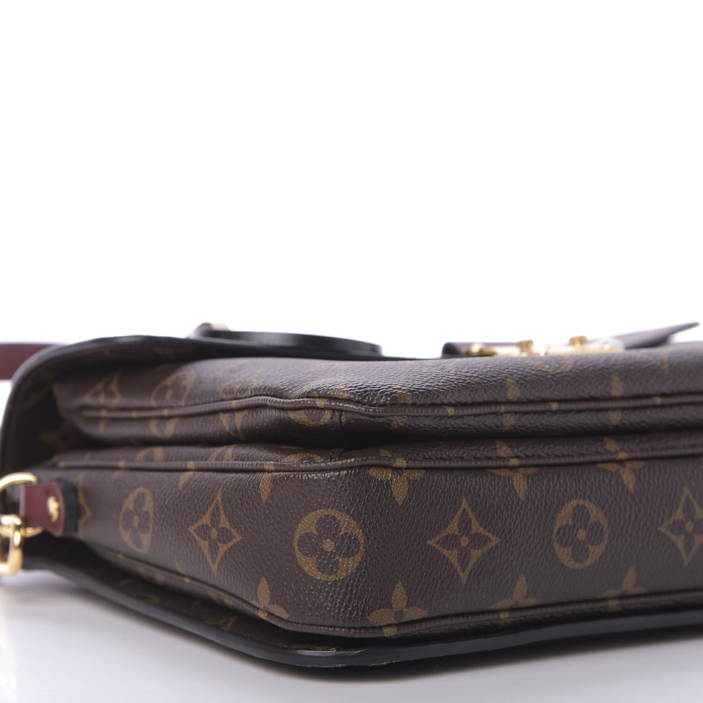 Monogram Braided Pochette Metis Safran