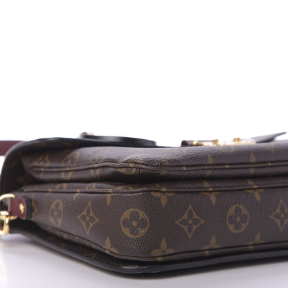 Louis Vuitton Monogram Braided Pochette Metis Safran 6 of 16