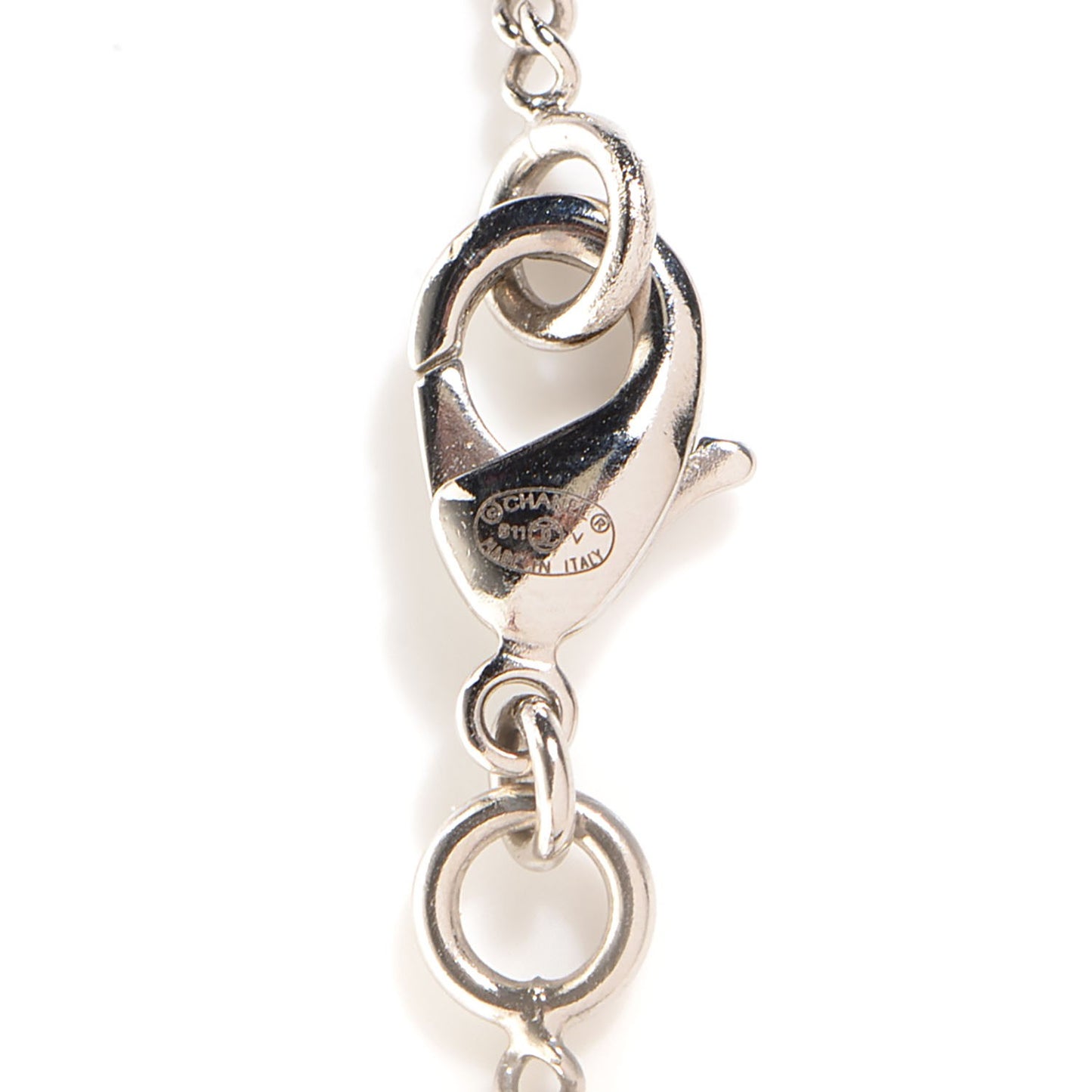 Crystal CC Timeless Necklace Silver