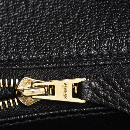 Hermes Togo Birkin 25 Black 10 of 28