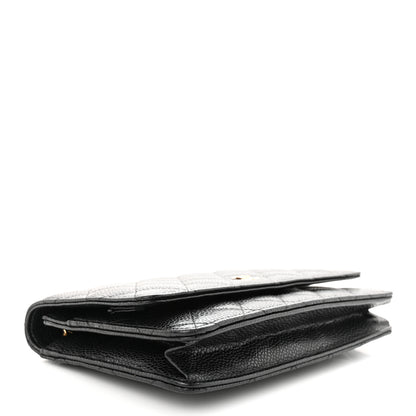Chanel Caviar Quilted Wallet on Chain WOC Black 4 of 12