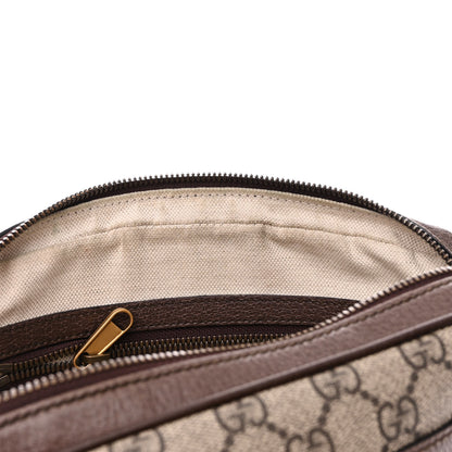 Gucci GG Supreme Monogram Web Small Ophidia Messenger Bag Brown 11 of 13