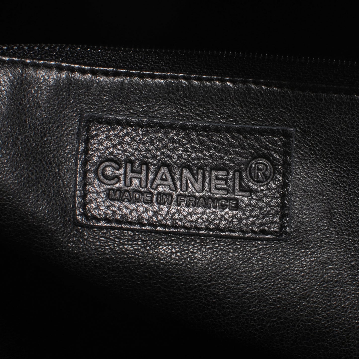 Patent and Caviar Quilted Large Boston Black