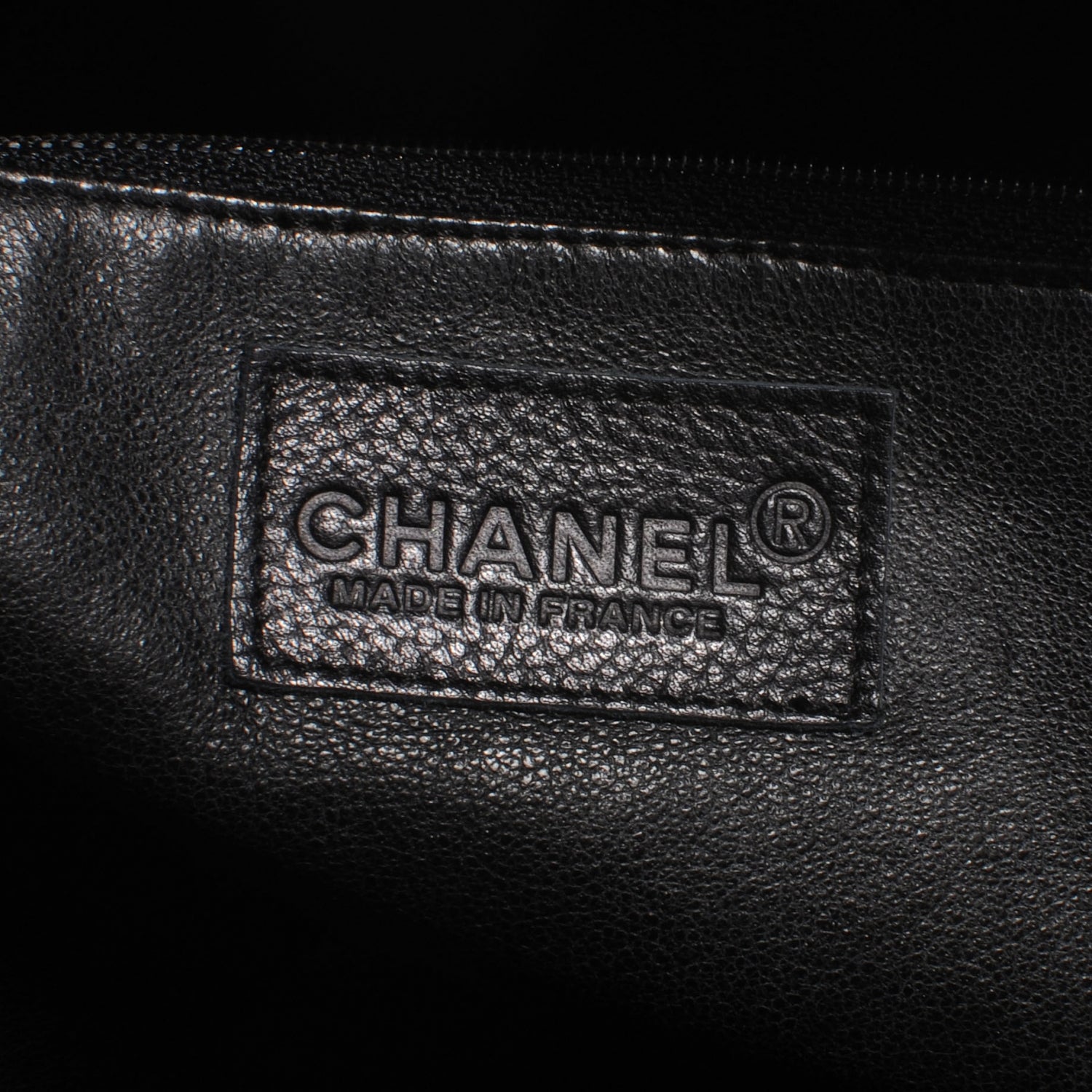 Chanel Patent and Caviar Quilted Large Boston Black 6 of 7