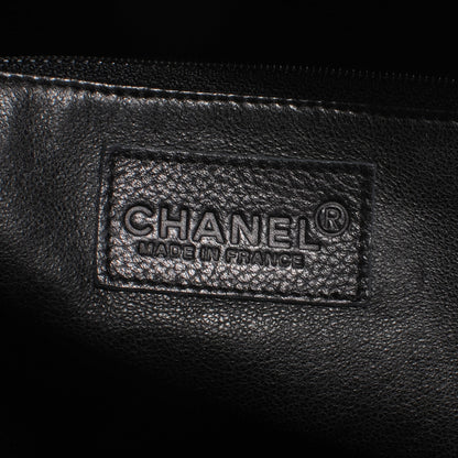 Chanel Patent and Caviar Quilted Large Boston Black 6 of 7