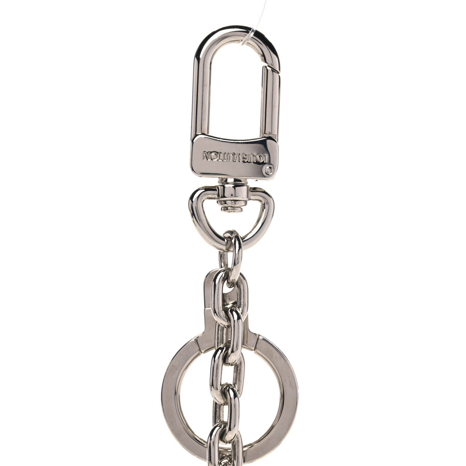 Louis Vuitton LV Facettes Bag Charm Key Holder Silver 3 of 6