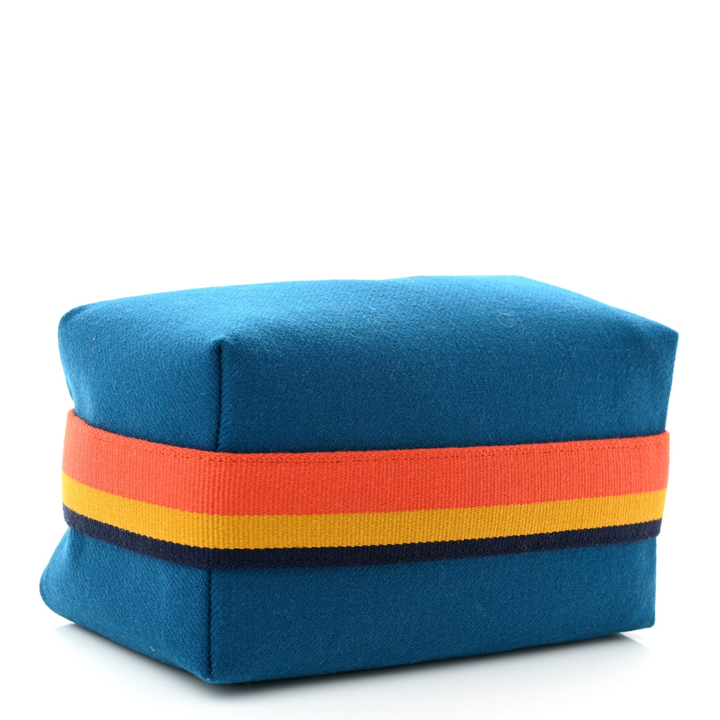 Wool Rocabar Small Bride-A-Brac Pouch Bleu Paon
