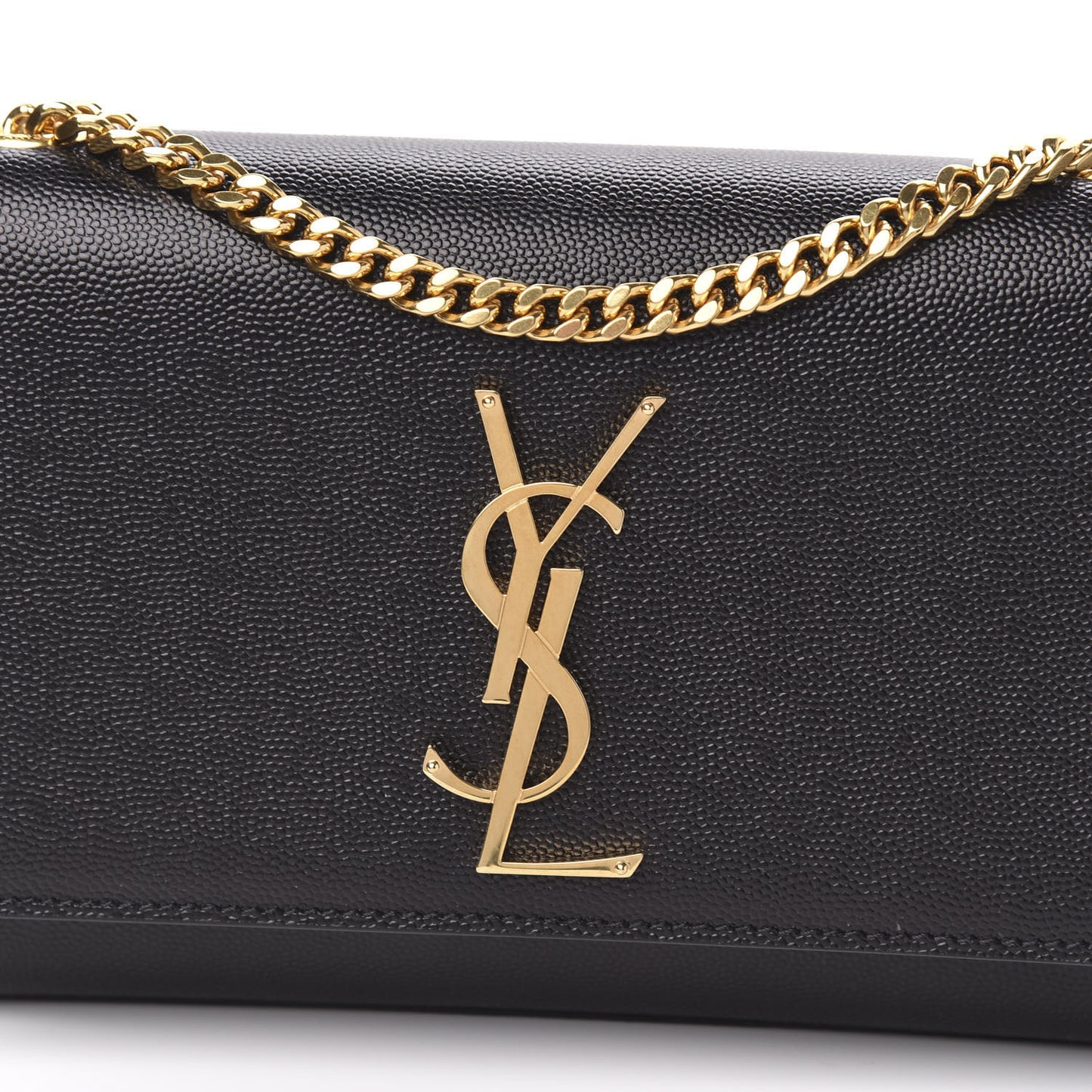 Grain De Poudre Small Monogram Kate Satchel Black