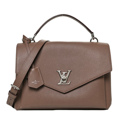 Louis Vuitton Soft Calfskin My Lockme Top Handle Taupe Glace 1 of 10