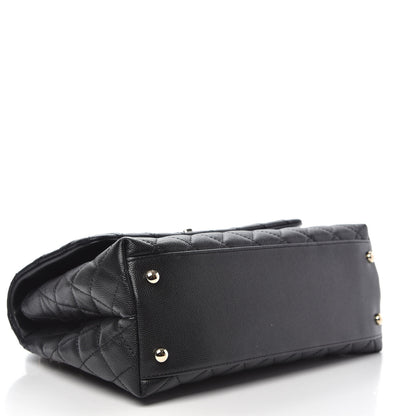 Chanel Caviar Quilted Small Coco Handle Flap Black 5 of 11
