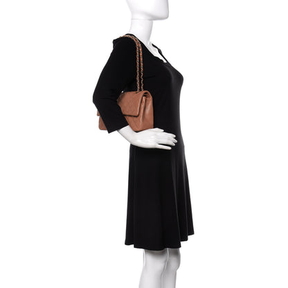 Chanel Lambskin Quilted Medium Double Flap Brown 2 of 10