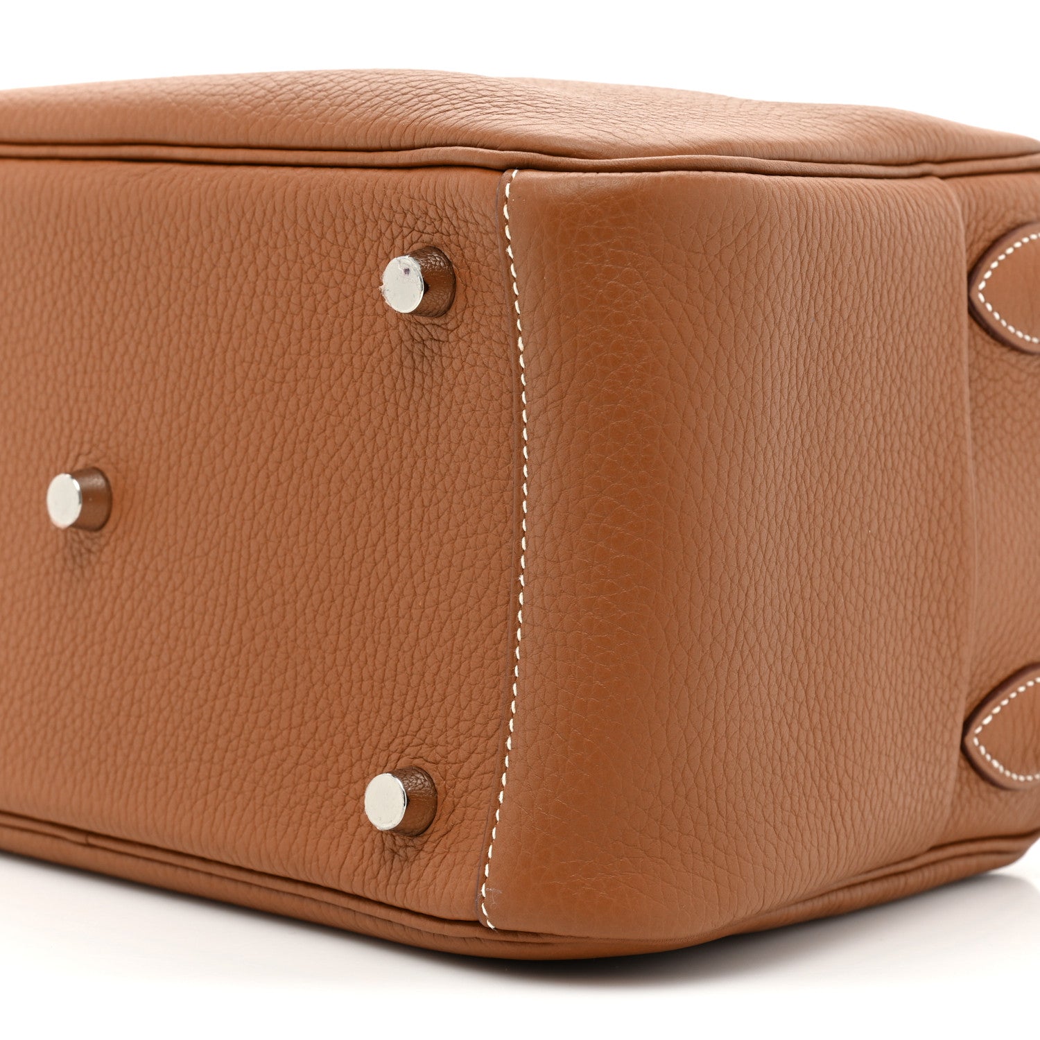 Hermes Taurillon Clemence Lindy 26 Gold 7 of 8