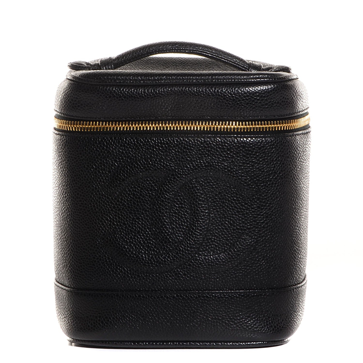 Chanel Caviar Vanity Cosmetic Case Black 1 of 8