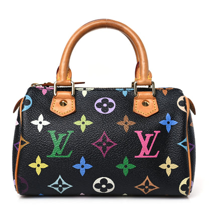 Louis Vuitton Monogram Multicolor Mini Sac HL Speedy Black 1 of 8