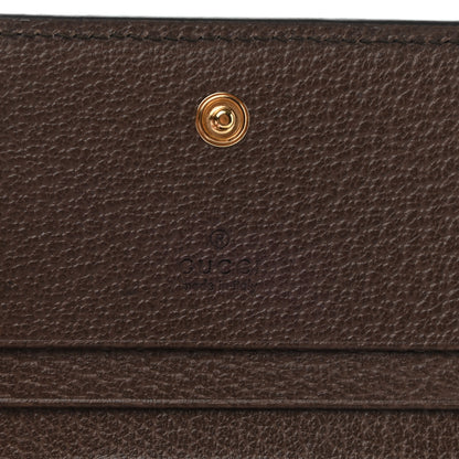 Gucci GG Supreme Monogram Web Ophidia Card Case Beige New Acero 6 of 8