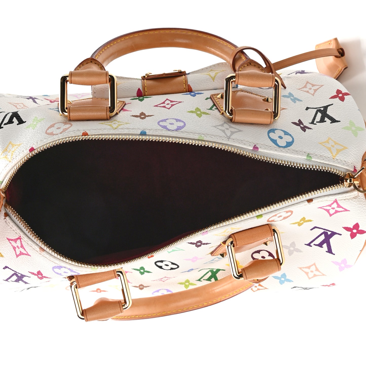 Monogram Multicolor Speedy 30 White