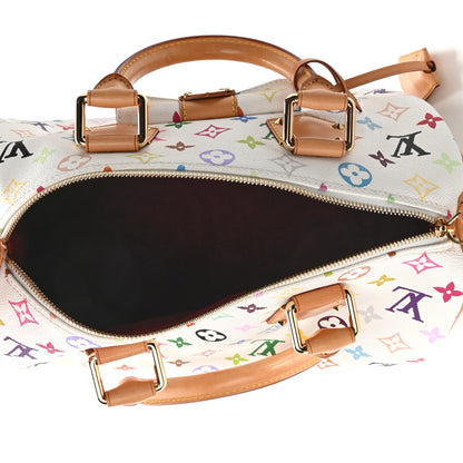 Louis Vuitton Monogram Multicolor Speedy 30 White 7 of 8