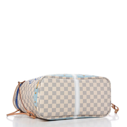 Louis Vuitton Damier Azur Summer Trunks Forte Dei Marmi Neo Neverfull MM 4 of 10