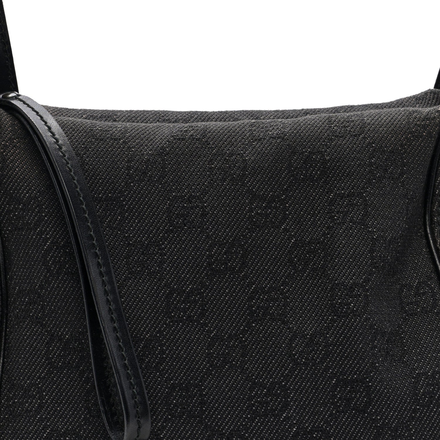 Gucci Denim Monogram Hobo Black 8 of 10