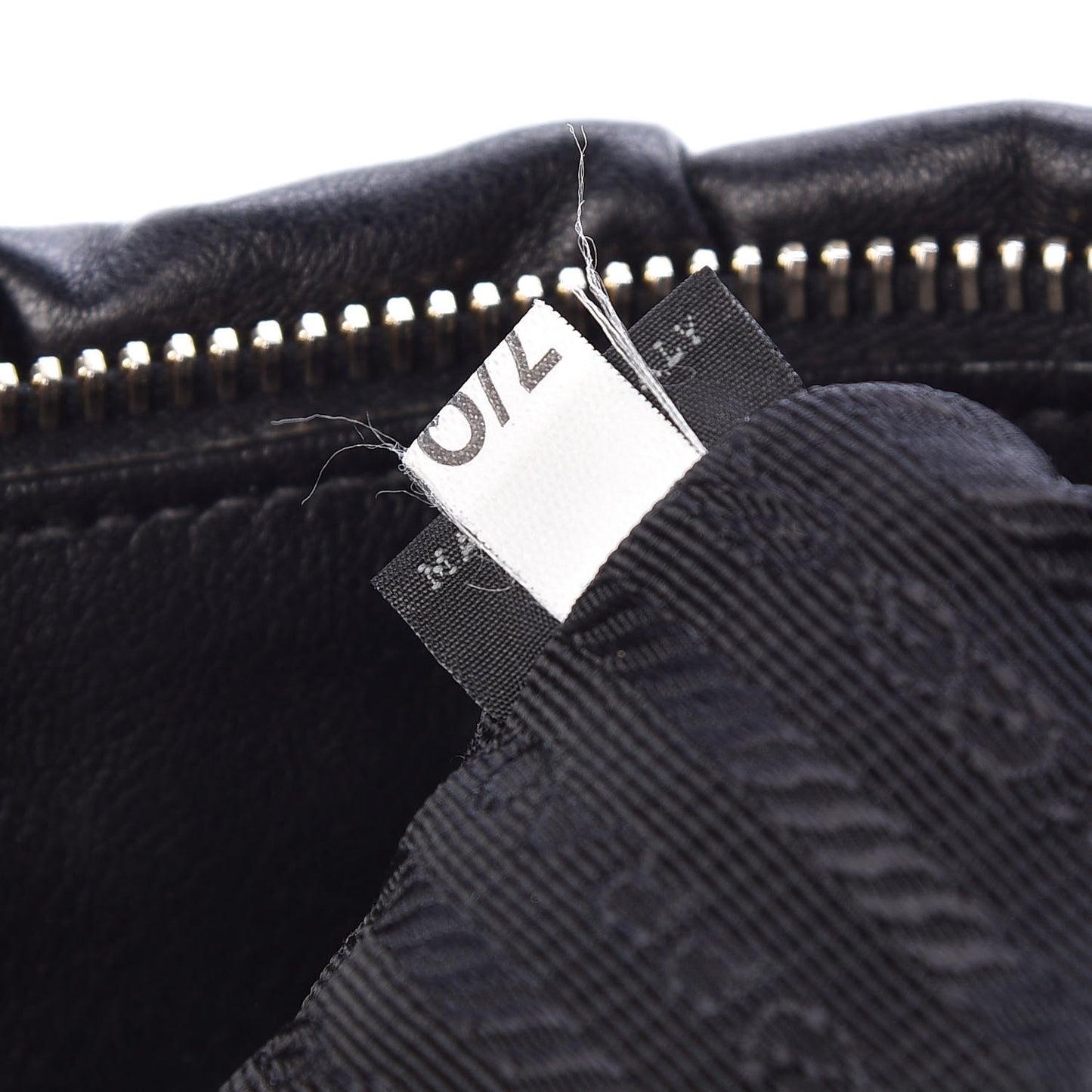 Nappa Gaufre Tote Black