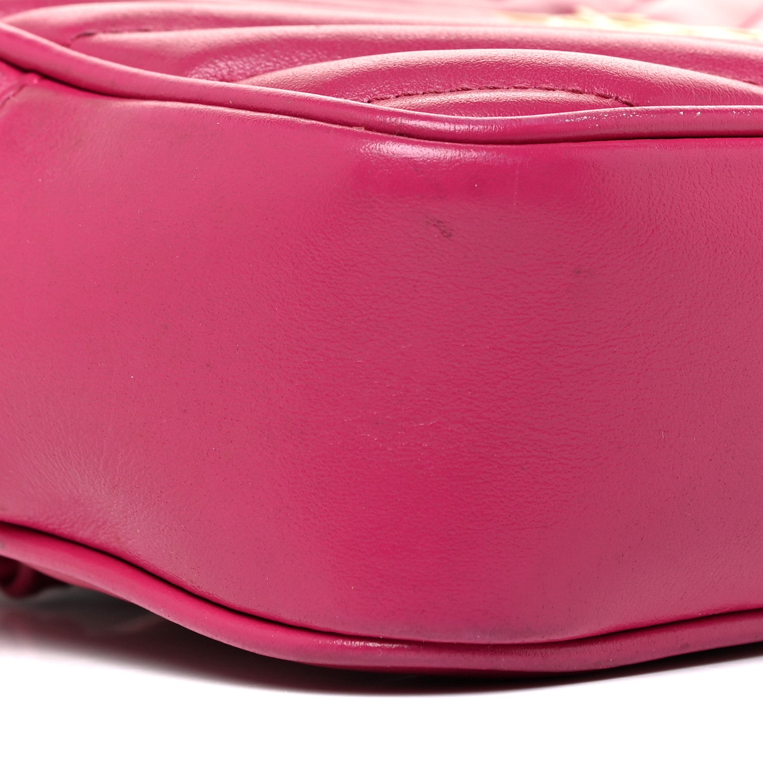 Saint Laurent Calfskin Matelasse Monogram Lou Belt Bag Bright Pink 9 of 24