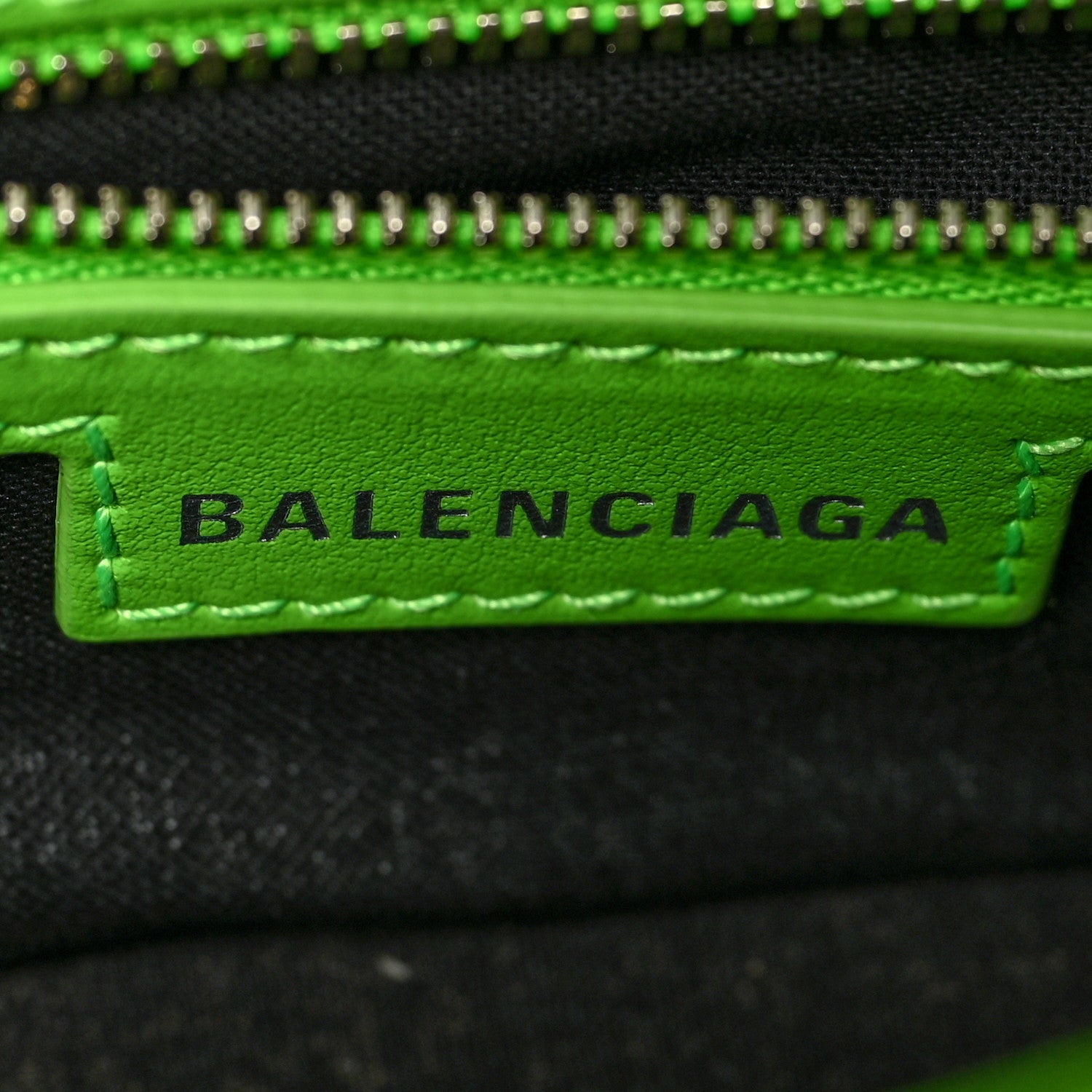 Balenciaga Smooth Calfskin Small Lindsay Shoulder Bag Acid Green 6 of 10